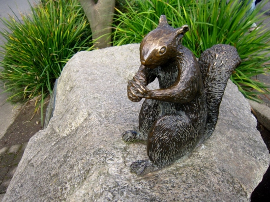 Squirrel Statue at Dublin Zoo